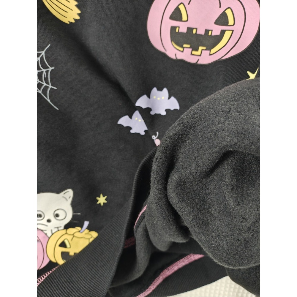 Hello Kitty Friends Halloween Sweatshirt XXL Black Fleece Trick Or Treat - Picture 4 of 10